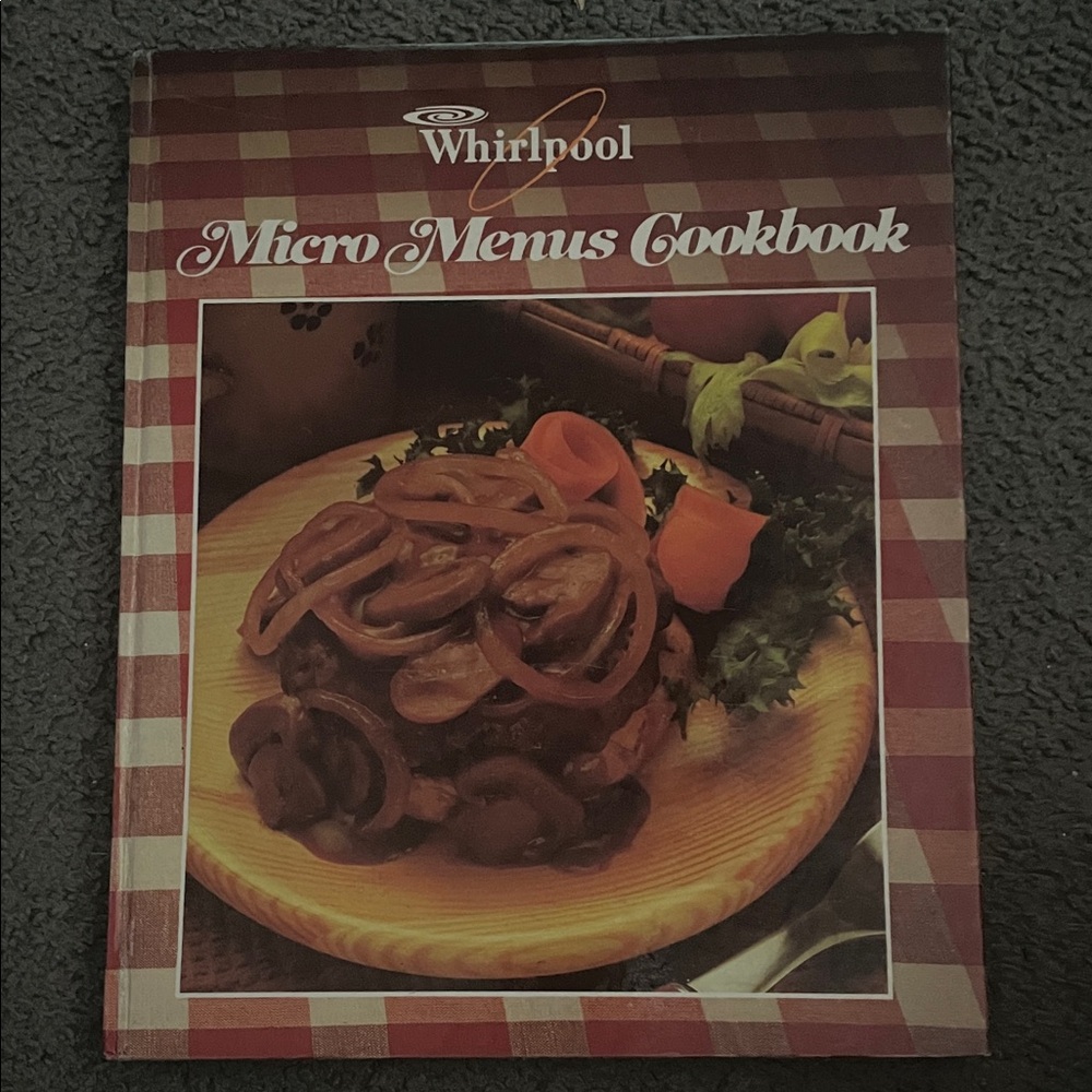 Whirlpool Micro Menus Cookbook - Red Plaid Cover